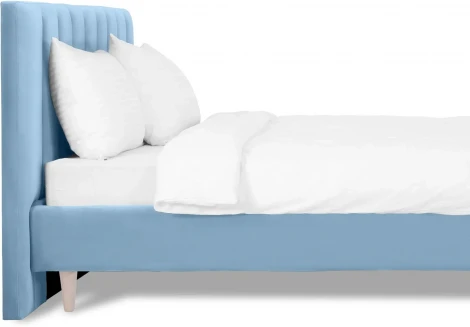 Кровать Queen II Sofia L 1600 ОГОГО (арт.577456), (Ткань/Голубой)