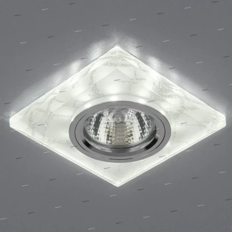 Встраиваемый точечный светильник Elektrostandard 8361-8371 8361 MR16 WH/SL белый/серебро