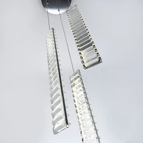 Подвесной светильник светодиодный хрустальный Modelux MODESTYLE MS.88909.3R CR