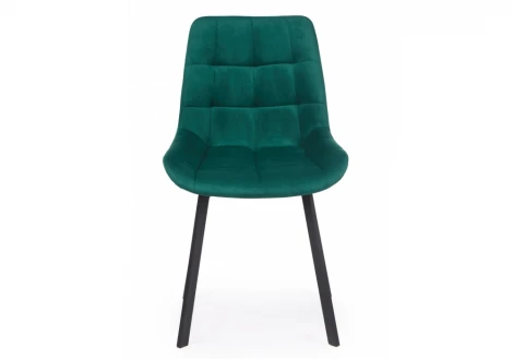 Стул на металлокаркасе Челси 360 П зеленый (zd 667) / черный np 632515