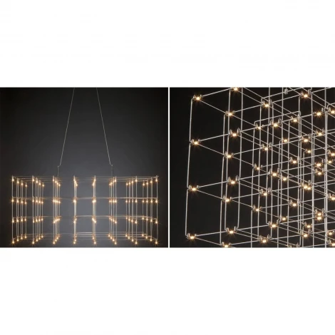 Подвесная люстра Quasar Cosmos Square LED pendant light ImperiumLoft 40,244 (252288-22)