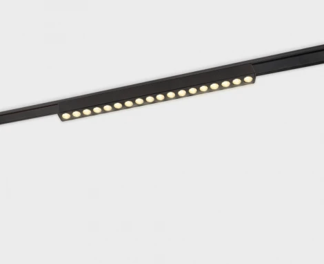 Трековый светильник Downlight магнитный 18W 48V Italline IT09-9011 black 3000K (LED)