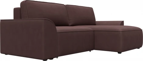 Диван угловой Лига-048 НПБ Лига Диванов (Замша) арт.128285