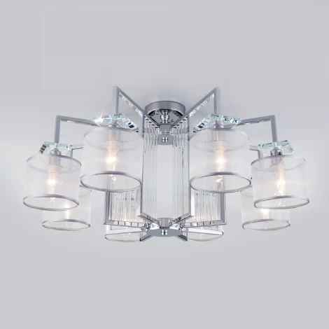 Потолочная люстра Eurosvet Fargo 60123/8 хром Smart