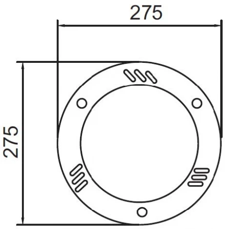 Потолочный светильник уличный Oasis Light 77809 SS