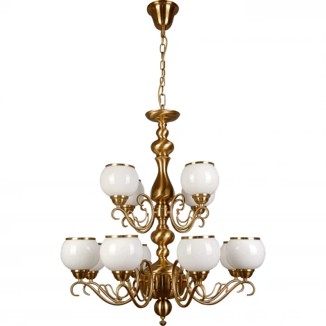 Подвесная люстра N-Light 307 307-12-52 старое золото