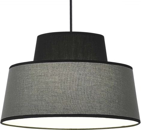 Подвесной светильник ST Luce Jackie SL1354.433.01 ST-Luce Черный/Серый E27 1*40W (220V, на проводе)