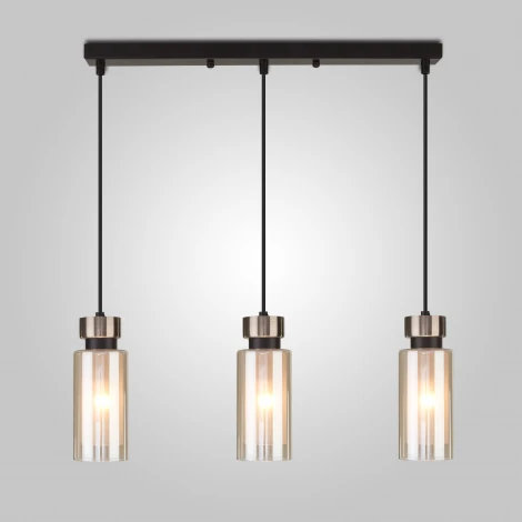 Подвесной светильник Eurosvet Amado 50115/3 черный (220V, на проводе)