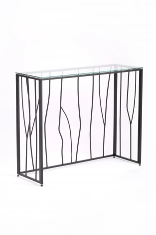 Консольный стол AllConsoles 1021-CB clear черный муар