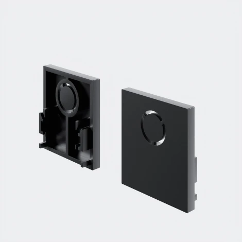 Заглушки для накладного магнитного шинопровода Exility Maytoni Accessories for tracks Exility TRAM034EC-41B