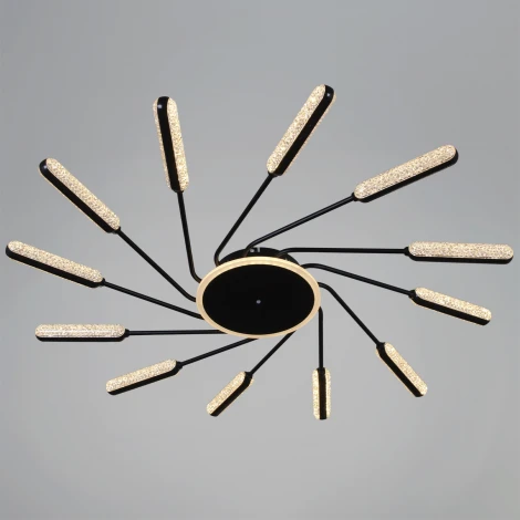 Потолочная люстра светодиодная с пультом с регулировкой цветовой температуры и яркости Reluce 87290-0.3-12 BK