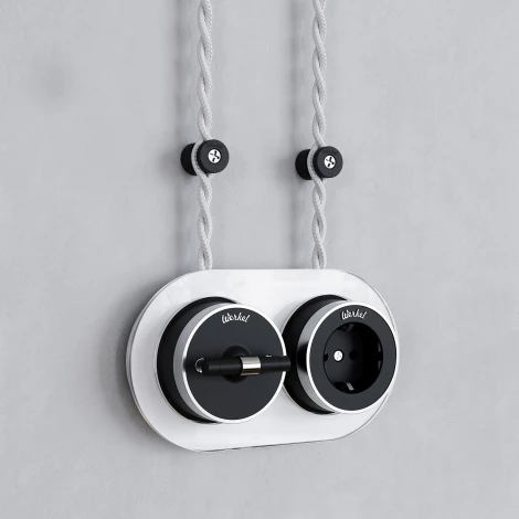 Комплект изоляторов 100 шт. (черный матовый) Werkel W6433408 (a064921)