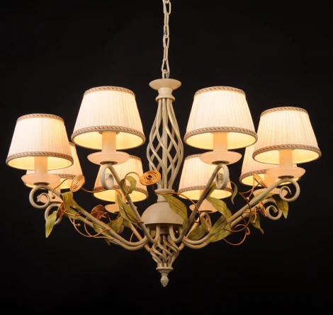 Подвесная люстра Abrasax Suzanne SD0940/8 (220V, на цепи, листья)