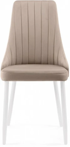 Стул на металлокаркасе Кора (Кора бежевый / белый) Notta арт.517124