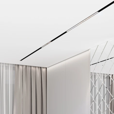 Трековый светильник Downlight светодиодный магнитный 10W 48V 4000K черный Elektrostandard Slim Magnetic 85530/01 (a071082)