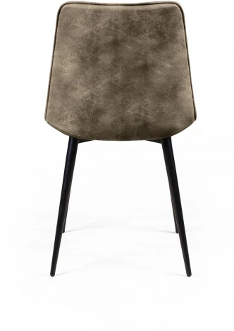 Стул UNO soft, замша silver / чёрный конус Top Concept soft 76216