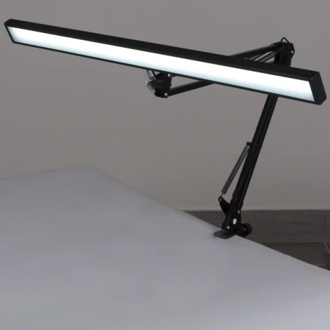 Офисная настольная лампа светодиодная на струбцине с регулировкой цветовой температуры и яркости Reluce 70000-0.7-01HV