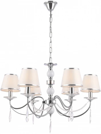 Подвесная люстра Arte Milano AM342109 342109/6 CR+LWT (220V, подвески, на цепи)