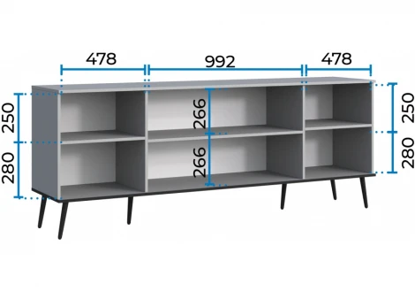 ТВ-тумба Арден Хандис Woodville 674710