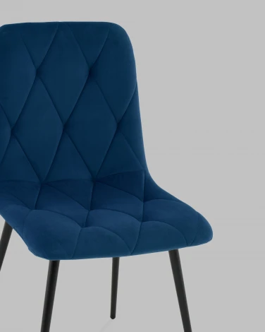 Стул Одди Diamond велюр синий Stool Group арт.УТ000041439