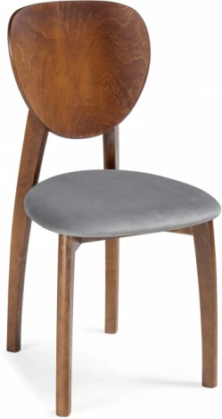 Стул деревянный Woodville Окава ткань tenerife stone / миланский орех арт.615248