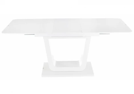 Стеклянный стол Woodville Vlinder 140 super white 11187