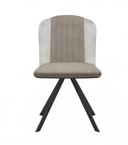 Стул DikLine 299 поворотный NS04 CREAM/C103 крем, ножки черные арт.00-00074692