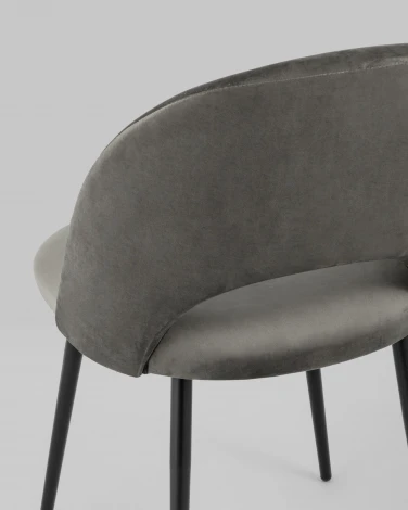 Стул Stool Group Меган велюр тёмно-серый УТ000025515