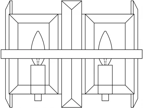 Настенный светильник Maytoni Cerezo MOD201WL-02N (220V, хрусталь)