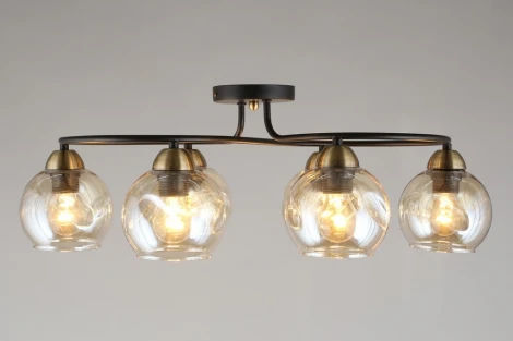 Потолочная люстра на штанге Omnilux Carini OML-95007-06 (220V, шарики)