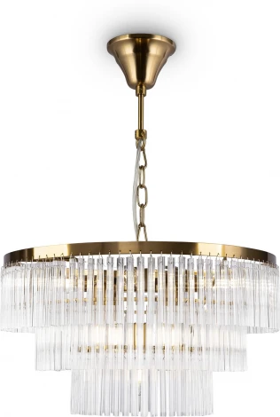 Подвесная люстра каскадная Maytoni Colonne MOD093PL-09BS (220V, на цепи)