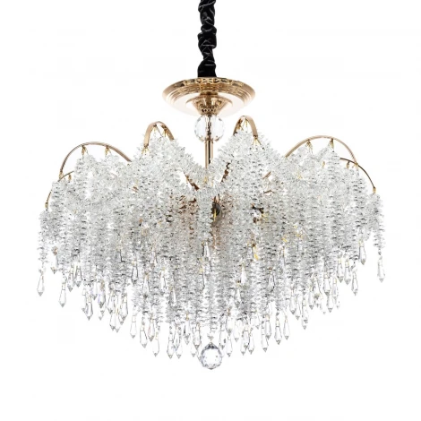 Подвесная люстра хрустальная Modelux ML.855.12 GD