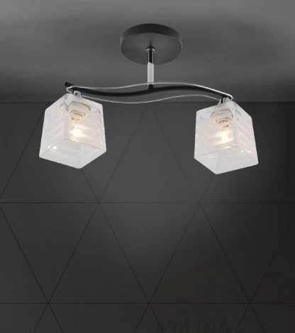 Потолочная люстра на штанге Seven Fires Aintre SF3377/2C-BK-CR-WT