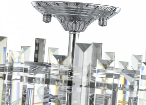 Потолочная люстра хрустальная на штанге Arte Milano Sorrento-4409 374409/7/60/470 CR (220V)