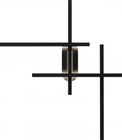 Настенный светильник Maytoni Halo MOD248WL-L24BK (LED, 220V, асимметрия)