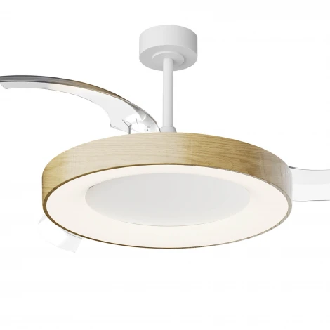 Потолочная светодиодная люстра с вентилятором и пультом Mantra Niseko Fan 9058