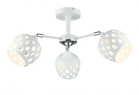 Потолочная люстра на штанге Мелодия Света SL1N SL6864-3 WT+CR 000066034