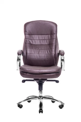 Компьютерное кресло для руководителя Valencia M экокожа коричневый