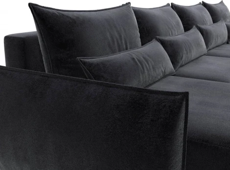 Диван П-образный Лига-051 НПБ Лонг Лига Диванов (Велюр) арт.128694