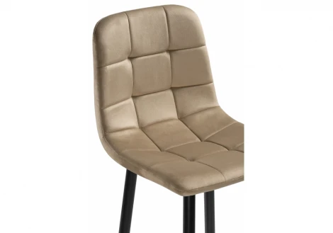 Барный стул Woodville Chio dark beige / black 11982