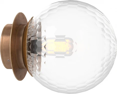 Настенный светильник уличный Covali WL-38028 (220V, шар, IP54)