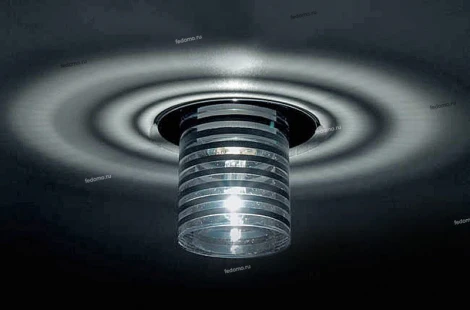 Встраиваемый точечный светильник Donolux DL045 DL045CH/W-Black (220V, круглые)