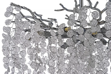 Потолочная люстра хрустальная на штанге Dio D`arte Tavenna Nickel Tavenna H 1.3.76.102 N (220V)