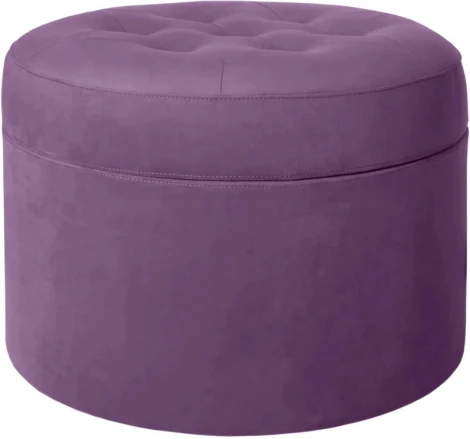 Пуф Barrel большой ОГОГО (арт.333584), (Ткань/Сиреневый)