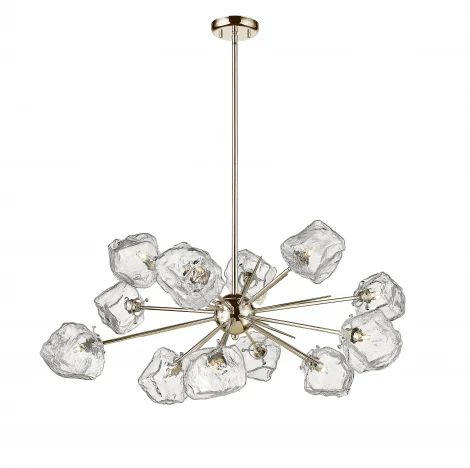 Потолочная люстра на штанге Simple Story 1028 1028-12PL (220V, молекулы)