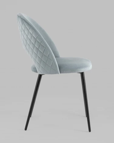 Стул Stool Group Меган NEW велюр с ромбами серый УТ000035475