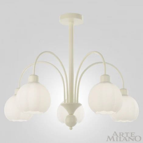 Потолочная люстра на штанге Arte Milano Napoli 315066/D680/5 IV (220V, цветы)