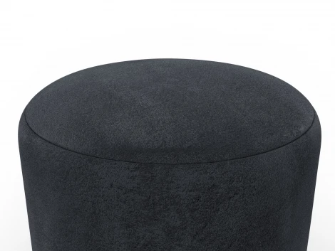 Пуф 002 (ДСП,Фанера/Дерево/Велюр/Темно-серый) Лига Диванов 132356