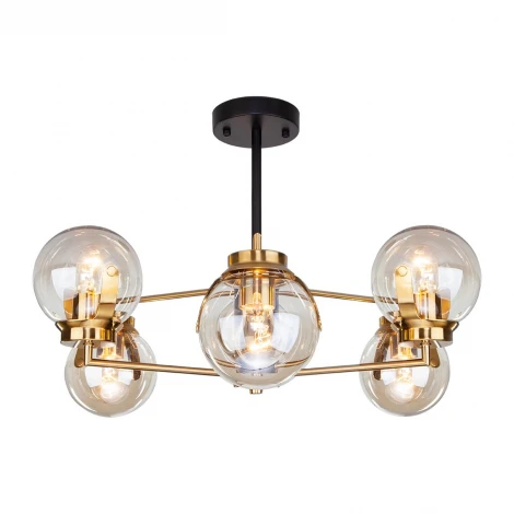 Потолочная люстра Eurosvet Creek 70118/6 черный