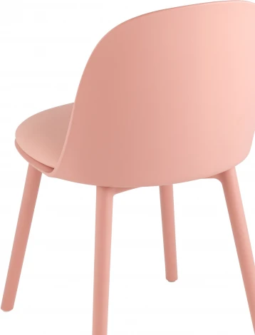 Стул Fog с подушкой пластик пыльно-розовый УТ000036898